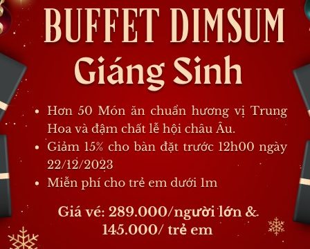 The Buffet Dimsum Christmas Party is Approaching & You Can’t Miss It